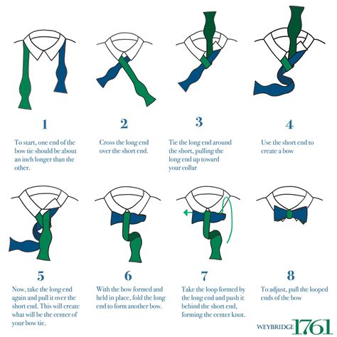 how to tie bow ties men